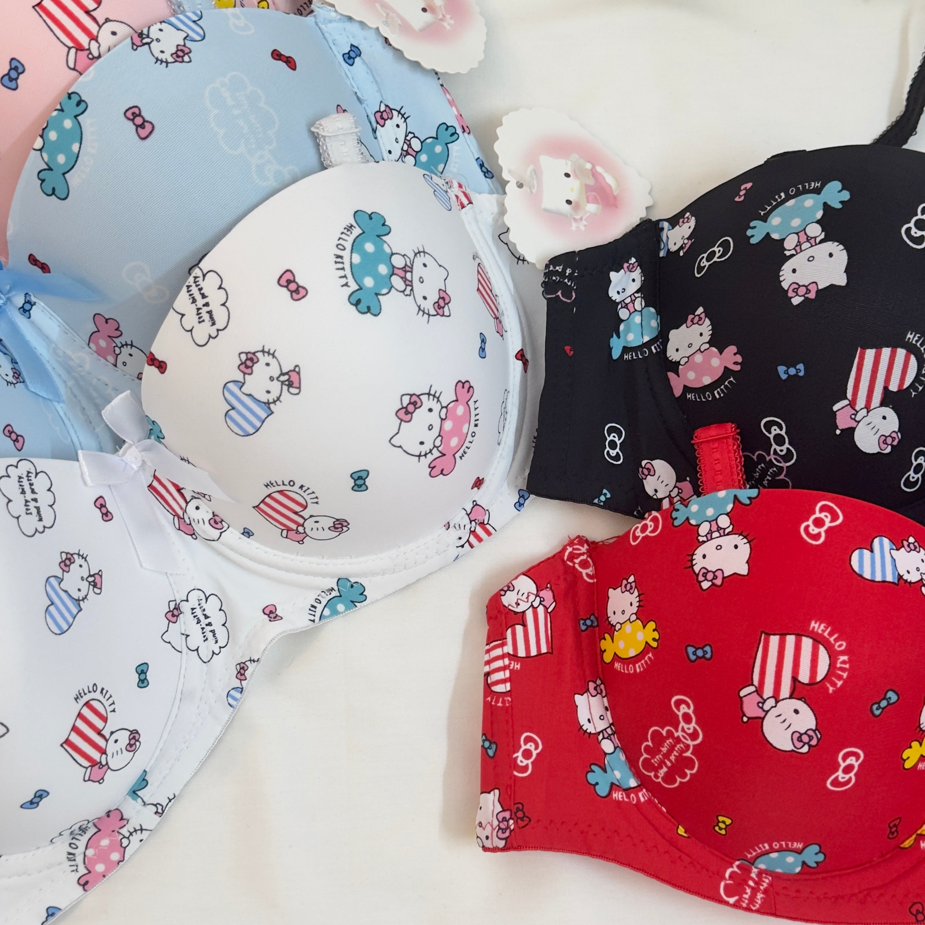 PACK of 3 Hello Kitty Character Bra