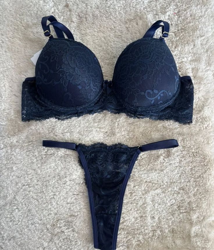 Pack of 3 VECTORIA SECERET Double Strip Half Cup Push-up Underwire Bra