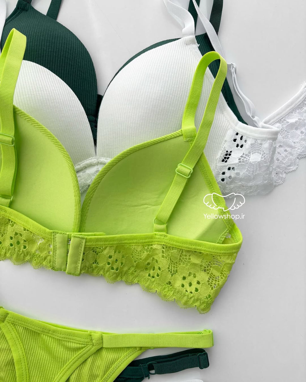 (34-36)Elegant light padded bra set (042)
