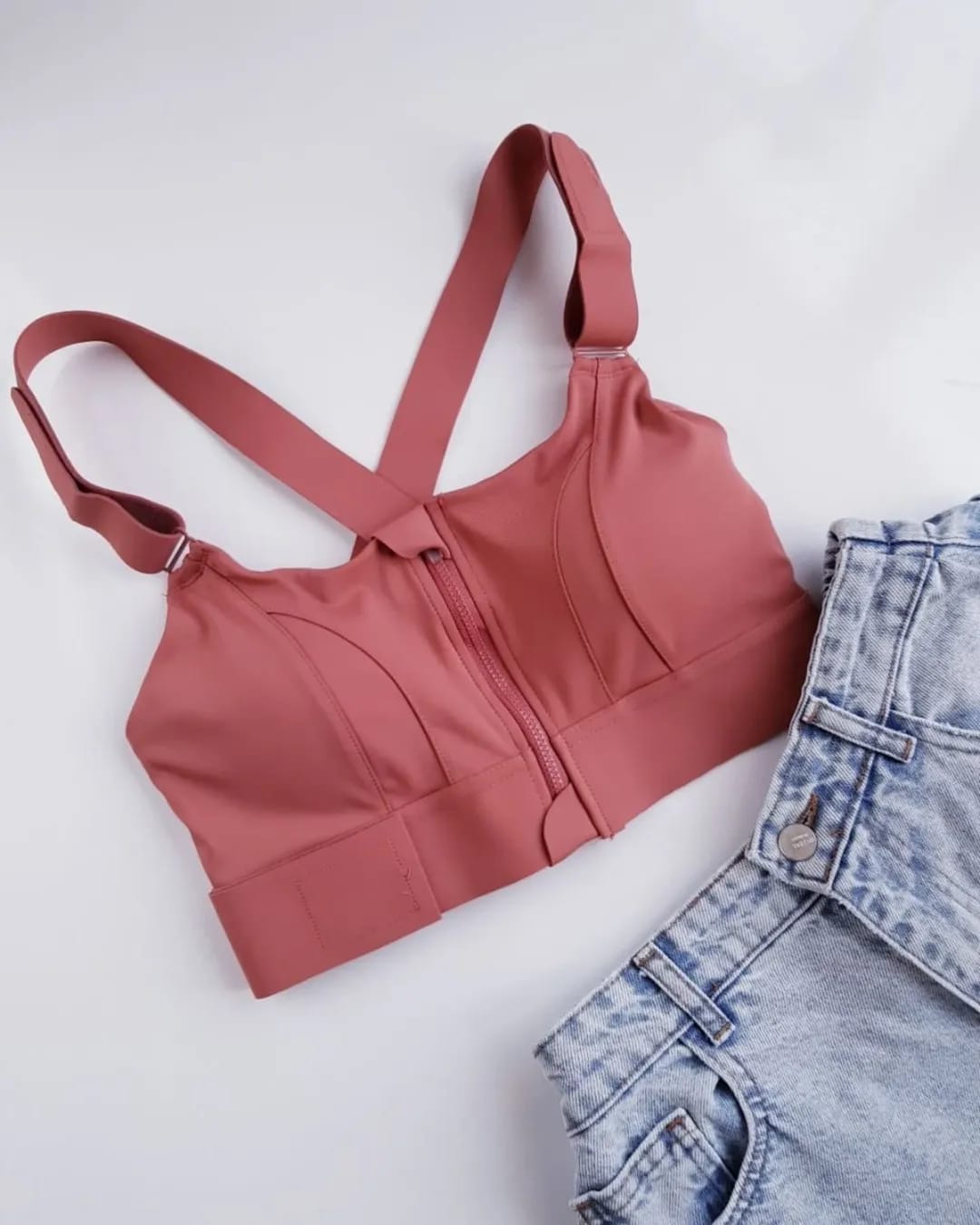High Impact,A+ Quality, Ultimate Comfort, Sports Bra, Zipper(085) ( Pack of 3 )